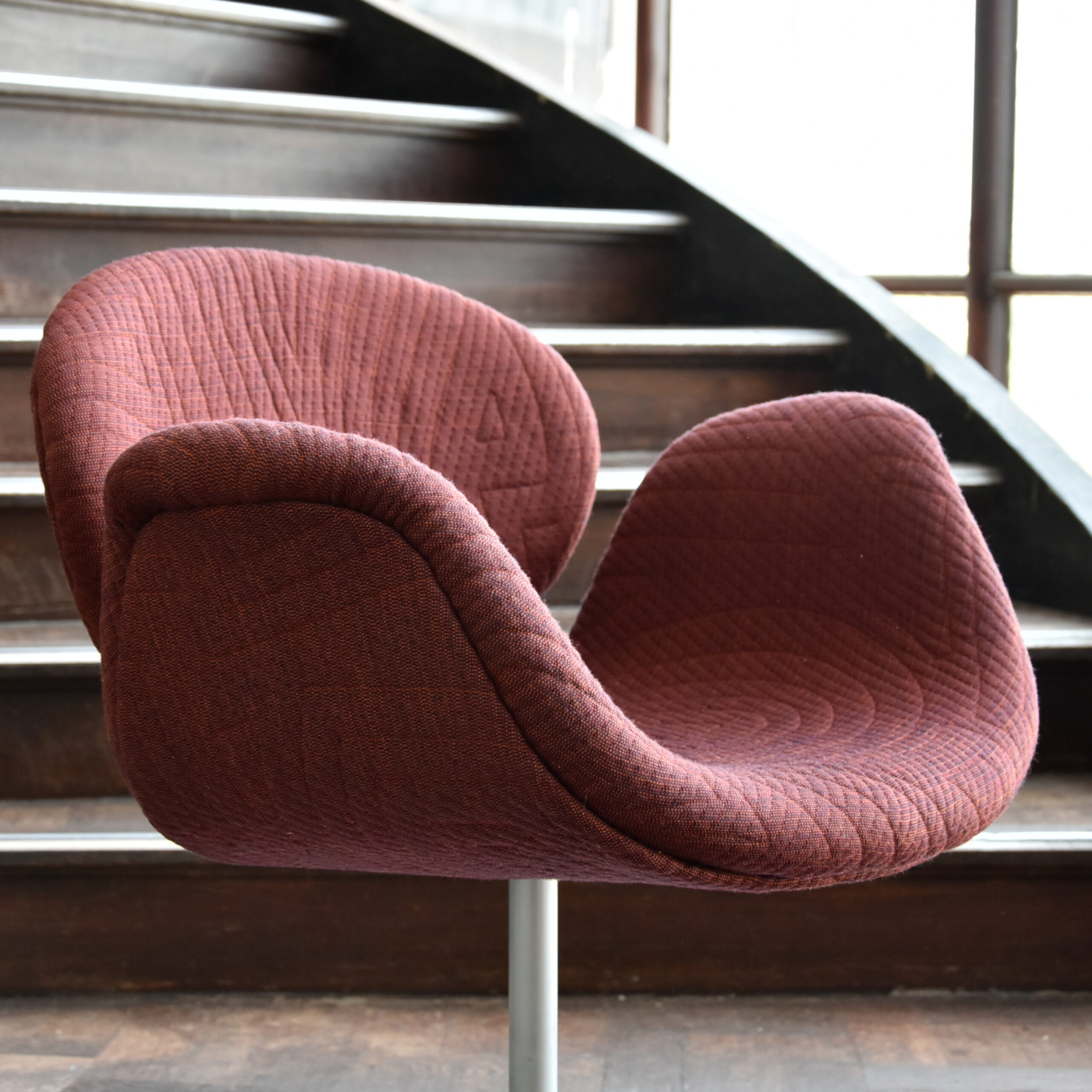 Set van 6 Artifort Little Tulip stoelen - Afbeelding 7