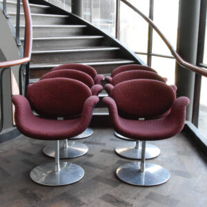 Set van 6 Artifort Little Tulip stoelen